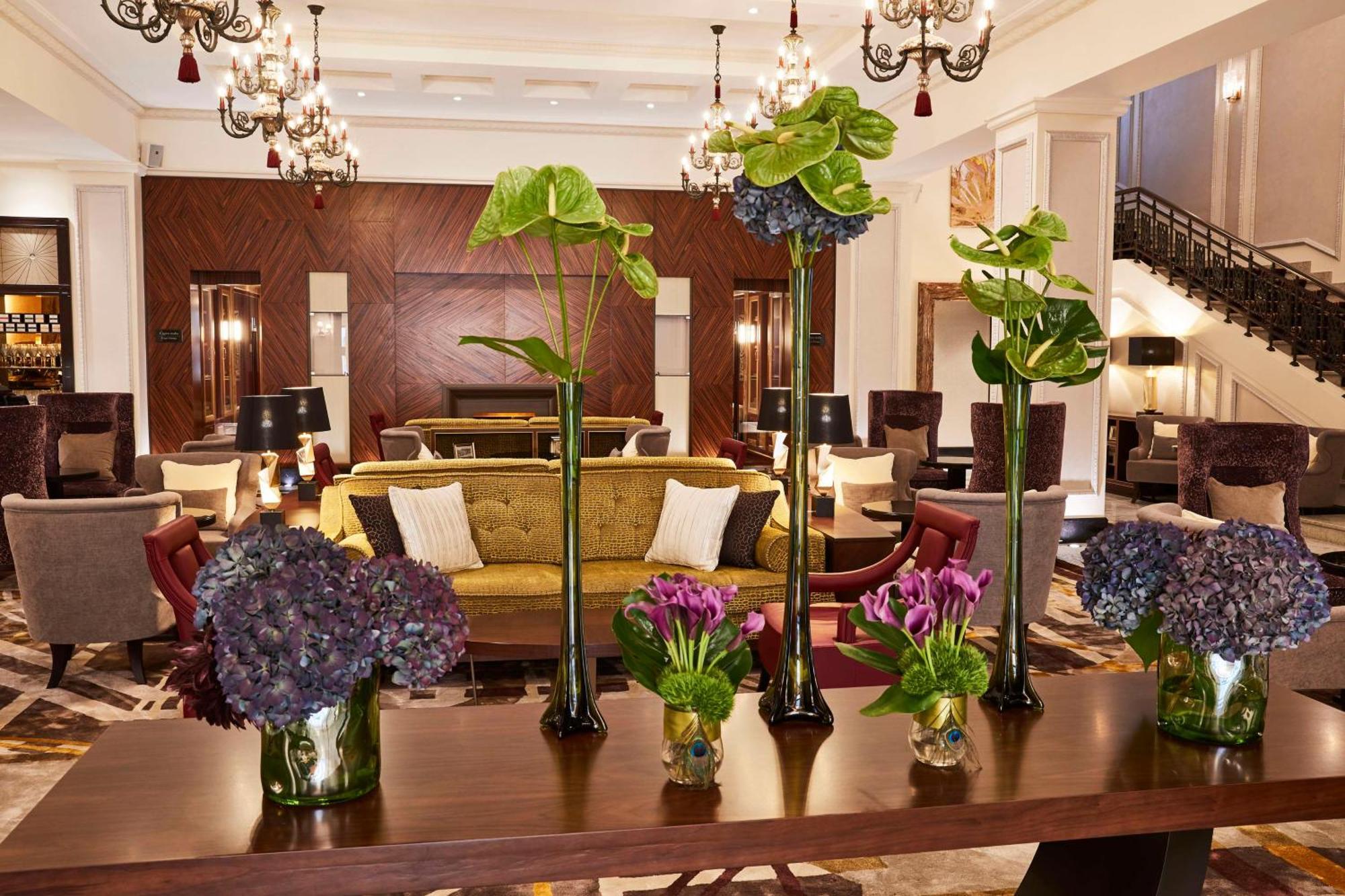Grand Hotel Kempinski Рига Екстериор снимка The lobby of the hotel